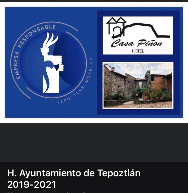 Hotel Casa Pinon Тепоцтлан Екстериор снимка
